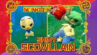 INSANELY QUICK SHINY CAPSAKID + SHINY SCOVILLAIN!!! (Pokemon Scarlet and Violet)