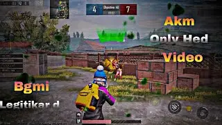 Only Akm complete TDM video |😱| BGMi Montage |⚡|Legitikar d geming ...