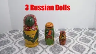My Nesting Doll Collection #0041 &ndash; Russian Dolls (3 Dolls)