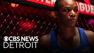 Michigan boxer Claressa Shields prepares for heavyweight fight at Little Caesars Arena