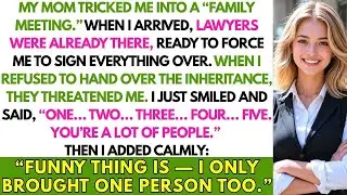 My Mother Tricked Me Into a Family Meeting — When I Refused the Inheritance, They…