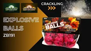 Explosive Balls Zom Bum Cracker 3pcs ZB191
