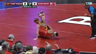 141 lbs: Minnesota's Vance VomBaur vs. Rutgers' Mason Gibson | Minnesota Wrestling