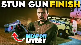 GTA 5 Online How to Unlock NEW Stun Gun Finish (Weapon Livery)