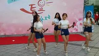 [4K] 180519 #서현역6번출구 #성남토요예술제 #댄스팀스윗걸 #스윗걸 #sweetgirl #빨간맛 #왓이즈러브 #따르릉 [직캠/FANCAM]