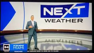 WFOR CBS News Miami at 11pm open January 30, 2026