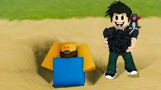 CAVAR PARA ACHAR O TITIO ENTERRADO | Roblox - Dig to Backrooms