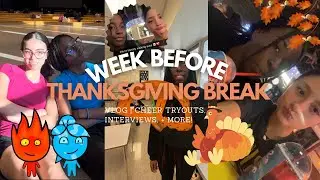 WEEK BEFORE THANKSGIVING BREAK | cheer, interviews, + more! 🦃🍁