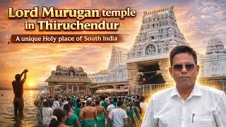 Lord Murugan temple in Thiruchendur.A unique Holy place of south India 🔱❤️