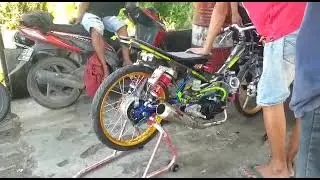 jupiter 200cc,mantul banget kwalitas knalpot MP2