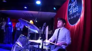 Alex Klausner on Drums at Open Mike's Melbourne FL