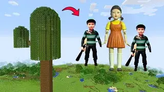 i Found Scariest SQUID GAME DOLL hindi in Minecraft | Minecraft horro