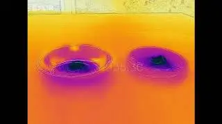 Which ice cube will melt faster? (Thermal Camera)