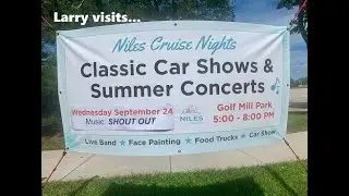 LLLL 06 2025Sep24 Niles Cruise Nights - Classic Car Show Walk Through - Niles, Illinois