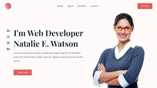 Personal Portfolio website using React js, webcoder