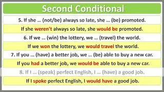 Упражнения на практику условных предложений второго типа #secondconditional #conditional #english...