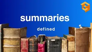 Summaries | Legal Term Defined (Evidence Definitions for Law School and Bar Exam Prep)