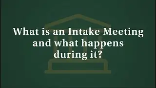 What is an Intake Meeting? - Cal Poly OSRR