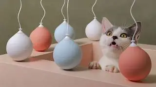 pidan cat toy “Balloon”: auto random move pattern, free your hand!