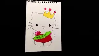 How to draw Hello Kitty | Hello Kitty Easy Draw Tutorial
