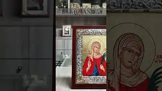 Silver Icon of Saint Valentina