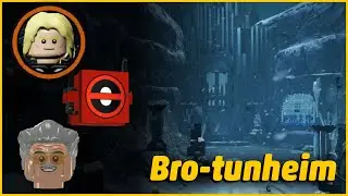 LEGO Marvel Super Heroes | BRO-TUNHEIM - Deadpool Brick, Character Token, & Stan Lee
