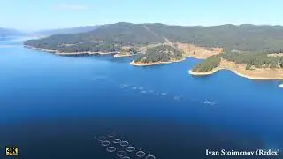 язовир Доспат - Dospat dam - Поглед от дрон - Aerial view