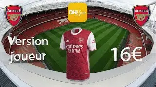 Présentation maillot arsenal version joueur #foot #presentation #unboxing #DHgate #arsenal #maillot
