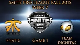 SPL Fall Week 7 - Fnatic vs. Dignitas (Game 1)