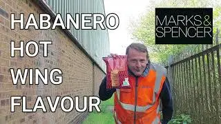 M&S Habanero Hot Wing Crinkle Cut Crisps
