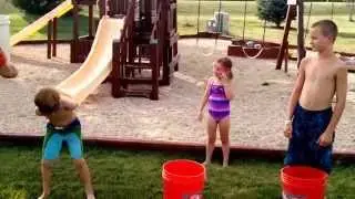 Scherer kids ALS ice bucket challenge
