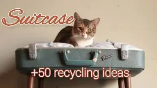 +50 ideas for recycling suitcase |  Repurpose suitcase   #suitcase  #diy  #creative