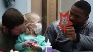 Panthers visit Cook Children's Hospital