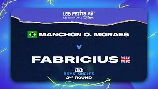 Les Petits As 2026 | Boys Singles R2 | Arthur MANCHON DE OLIVEIRA MORAES vs. Frederick FABRICIUS