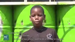 Kungfu film-maker in African slum