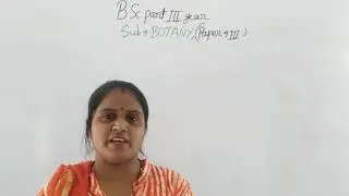 Bsc 3rd year Botany, paper-3 Topic- Structure of pollen grain and development of male gametophyte