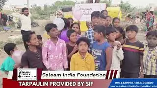 Tarpaulin provided by SIF by Salaam India Foundation | SIF Charitable | Fundraising |