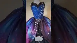 💙 Galaxy Space Moon & Stars Tutu Dress 💙