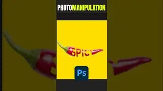 CHILLI PHOTO MANIPULATION TUTORIAL PHOTOSHOP 🔥 #shorts