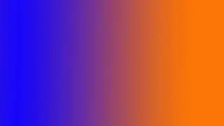Blue and orange screen, 7 minutes