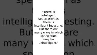 Lessons for the intelligent investor #shorts [part 2]