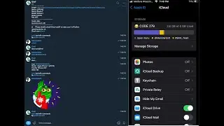 How to manually remove iCloud by telegram bot (@iCloffbot).