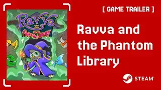Ravva and the Phantom Library | Game Trailer [ CO-OP-BR ] #indiegame