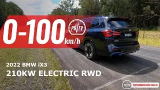 2022 BMW iX3 0-100km/h & motor sound