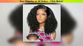 Kinky Curly 13x4 Glueless Hd Lace Frontal Wig Raw Braided Deep Wave Water 100% Human Hair Wigs