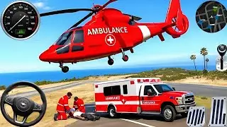 Ambulance City Rescue Simulator - 911 US Emergency Ambulance Driving 3D : Android Gameplay