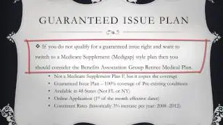 Guaranteed Issue Rights