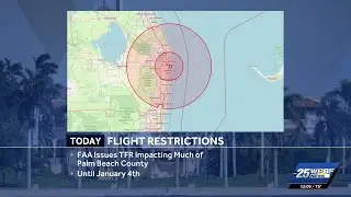 Road and flight restrictions in Florida as Trump visits for the holidays