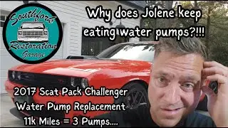 2017 Challenger Scat Pack Water Pump Install