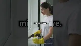 Sparkling Clean Microwave in 5 Minutes! 🍋✨ | Quick Cleaning Hack